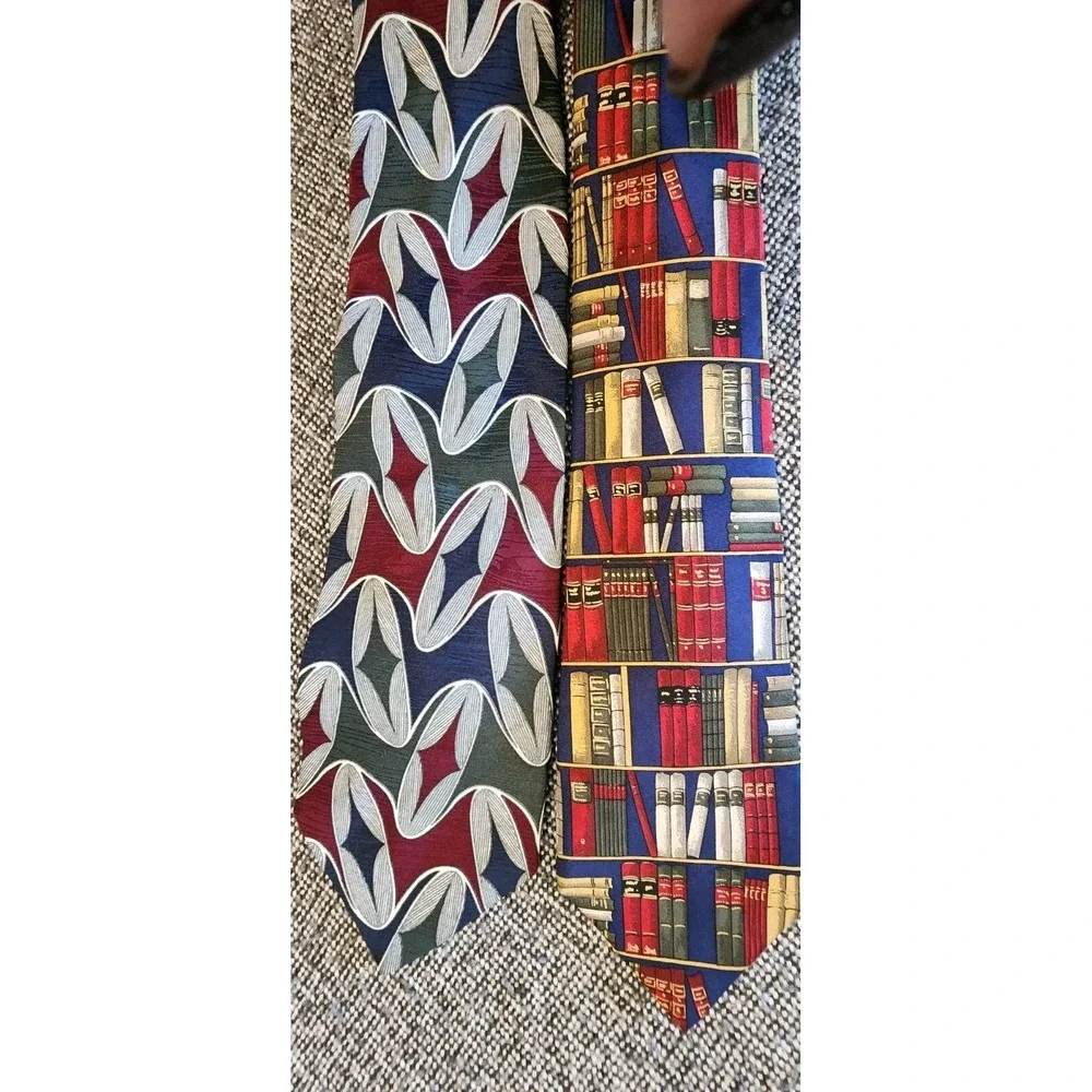 Daniels & Korff 100% Silk‎ Fratelli Books GEOMETR Tie Made in Italy